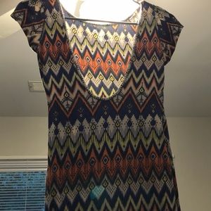 Multi colored maxi dress